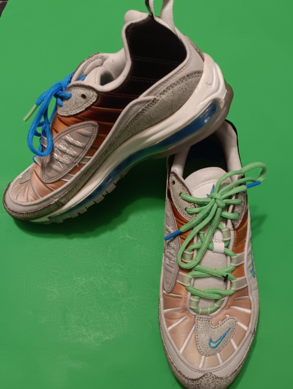 Nike Air Max 98 OA On-Air NYC "La Mezcla" (CI1502-001) Shoes Preowned Men's Sz 9